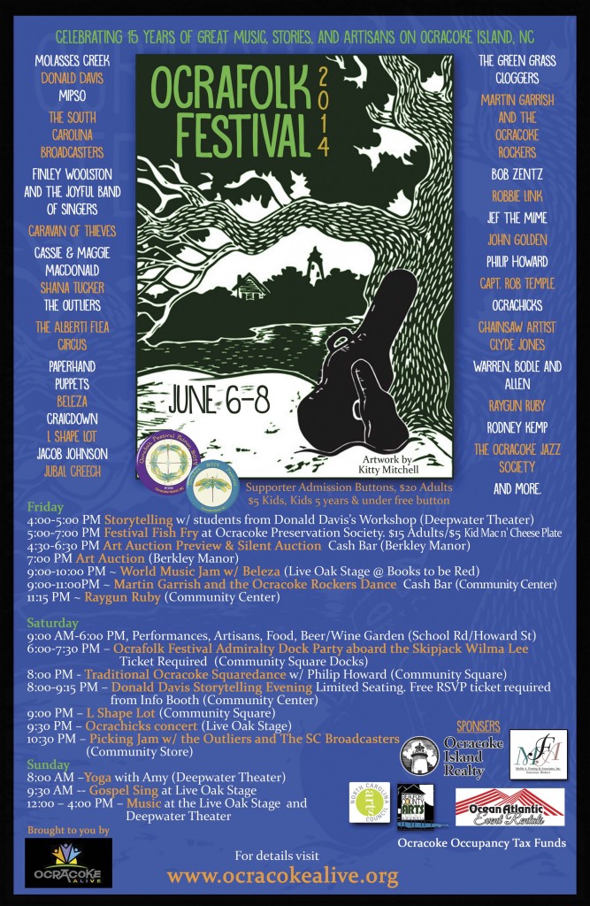 Music, Storytelling and Art This Weekend Ocrafolk Festival! Hidden