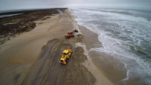 NCDOT working hard to reopen NC12 on Pea Island.