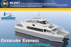 The Ocracoke Express passenger ferry--coming very soon.