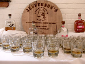 Jefferson's Bourbon ready for sipping.